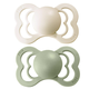 bibs ortodontska duda supreme silicone ivory & sage