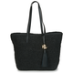 Lauren Ralph Lauren  Torbe preko ramena STRAW TOTE-TOTE-MEDIUM  Crna