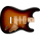 Fender Deluxe Series Stratocaster HSH Alder Body 2 Point Bridge Mount 3-Color Sunburst