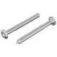 Vidaxl Vijak 2 szt. srebrna M6 x 60 mm Jeklo