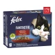 FELIX mokra hrana za mačke Fantastic, s govedino, zajcem, jagnjetino, piščancem, 72x85g