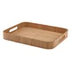 GenWare servirni pladenj, leseni furnir, rjav, 45 mm, dolžina: 355 mm, širina: 280 mm