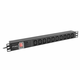 Lanberg LANBERG VGRADBENI RACK VTIČNICA (1U, 10A, 7x IEC C13, 2M)