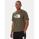 The North Face Majica Evolution Half Dome NF0A8B6J Zelena Regular Fit