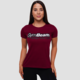 GymBeam Ženska majica Beam Burgundy