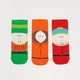 House - ÄOarape paket od 3 komada South Park - Multicolor