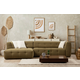 ATELIER DEL SOFA Ugaona garnitura Cady 3 Seater Left Khaki