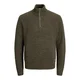 JACK & JONES Pulover JJBLAKE temno zelena