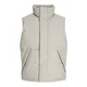 JACK & JONES Brezrokavnik JJESoho svetlo siva