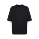 Trendyol Limited Edition Black Oversize Crew Neck Short Sleeve Textured Ottoman T-Shirt