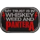 Pantera Whiskey Iron-On Patch
