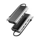 INF 11 v 1 USB C Hub z USB 3.0, HDMI, RJ45, čitalnik kartic SD/TF, 100 W PD polnjenje, (21537686)