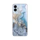 Silikonska maska za Samsung A075F Galaxy A07, Blue Gold Marble
