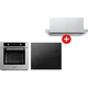 Midea Ugradna rerna MO 659 TD X + Ugradna ploča MC-6F6004R242 + Aspirator MH60T2200X-ES