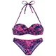 VENICE BEACH Bikini marine/roza
