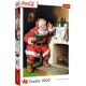 Trefl - Puzzle Coca-Cola: Božiček ob kaminu - 1 000 kosov