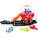 Hot Wheels KOMPLET DIRKALNE STEZE CITY, TRGOVINA Z ŽVEČILNIMI ŽVEČILI + AVTO
