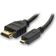 FAST ASIA Kabl HDMI (M) - HDMI Micro (M) 1.5m feritno jezgro crni