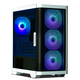 M4 BLACK mATX Mini Tower 4 Fans ARGB