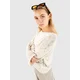 24 Colours 41281 Knitted ženski pulover beige