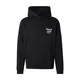 JACK & JONES Majica JWHNORREBRO črna/bela