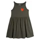 MINI RODINI Vsakodnevna obleka 2525010799 Črna Regular Fit