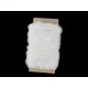 Oblačila / dekorativni krzneni trak, raven, širina reza 2 cm - Off White