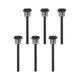 Aigostar - Set od 6 LED solarnih svetala LED/2V 6500K IP44 40 mAh crne