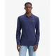 Levis za moške. A5797-0001 Polo majica Housemark navy (M), Priložnostno, Bombaž, Dolg rokav, Mornarica