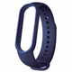 BStrap Xiaomi Mi Band 5/6 Silicone pašček, Dark Blue