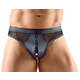 Svenjoyment Tight Matte Look Thong with Net 2111730 Black S