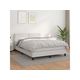 Den Box spring postelja z vzmetnico bel 140x200 cm umetno usnje