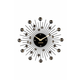Stenska ura s črnimi kristali Karlsson Sunburst