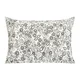 Prevleka krep - 40x60cm z zadrgo ( samo prevleka) - Flower grey, cream