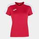 Joma Academy T-Shirt Red-White S/S