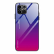 Futrola Gradient Glass za Apple iPhone 12 Pro Max - Plava/Roza KP24753