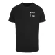 Black T-shirt Never On Time