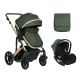 KikkaBoo Kolica Darling Army Green premium set 2in1 sa autosedištem I-Size (KKB11250 SET)