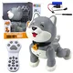 Robot LEAN TOYS Interaktivni robot pes Husky RC, glasovno voden, z raznimi triki