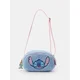 Sinsay - Torba od veštačkog krzna sa podesivim kaišem Stitch - bledoplavo