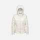 Cream womens down jacket Geox Jaysen - Womens