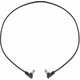 RockBoard Power Supply Cable Black 60 cm angled/angled