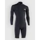 Ion Element 2/2 Shorty Ls Back Zip Wetsuit black