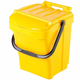 NEW URBA PLUS 40L zabojnik za odpadke - rumen
