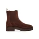 LAUREN RALPH LAUREN Gležnjarji Chelsea Allyson Suede Bootie 802974477004 Rjava