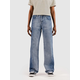 Blue Tomato Straight Cuffed Denim Jeans mid blue with fade