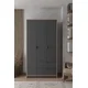 Hanah Home Ormar Arden 3, 97 x 182 x 44 cm, Antracit