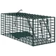 vidaXL vidaXL Zamka za živali Zelena 31 x 13 x 12cm Jeklo, (5000093185)