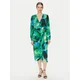DKNY Cocktail obleka DD4JYD34 Zelena Regular Fit