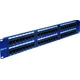slomart EMITERNET DCN/PPFA652K488C5E 19 patch panel, 48x RJ45 UTP Cat.5E (2U), modra